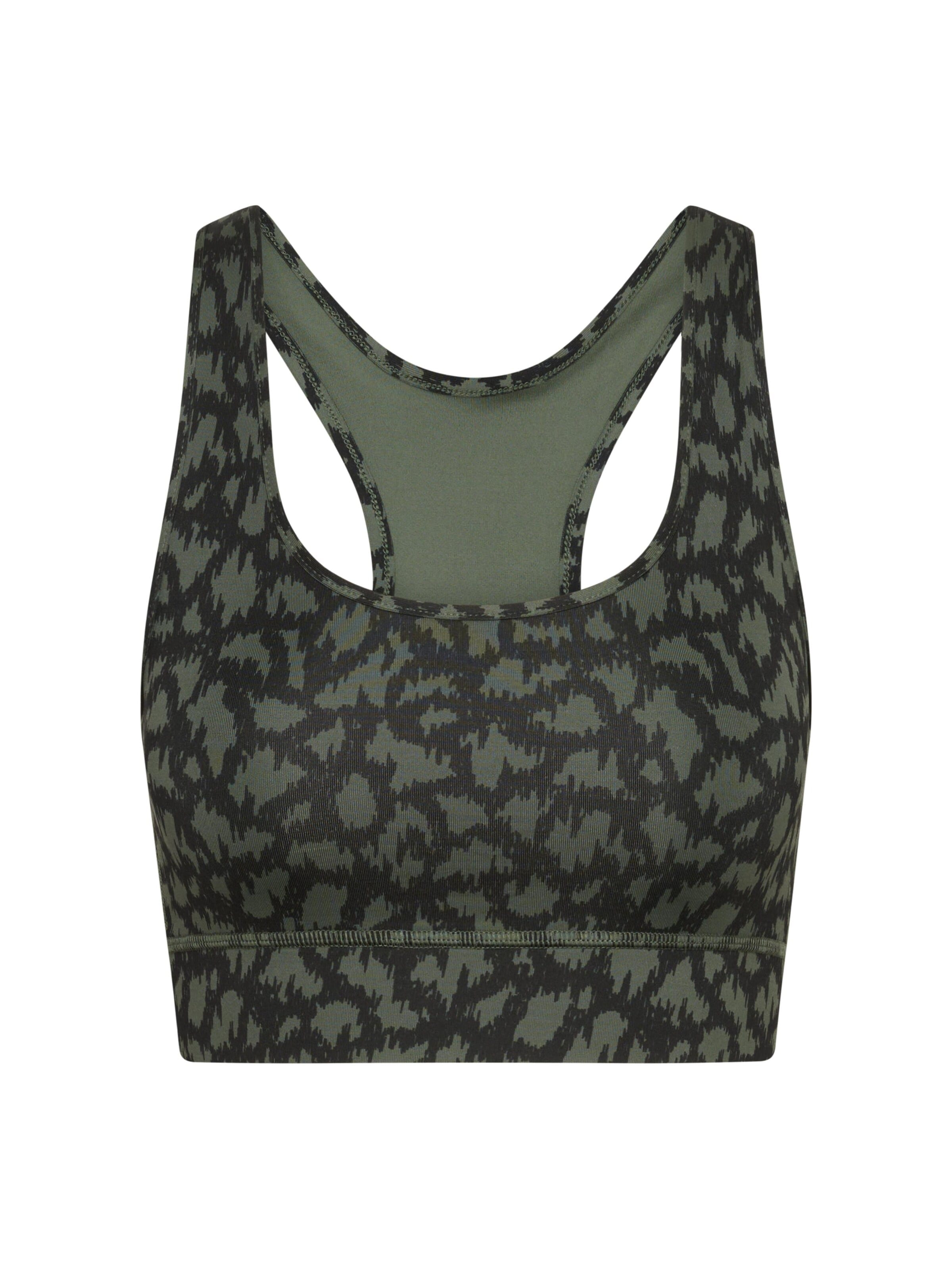 Bustier Soutien-gorge de sport 'Racerback' Hey Honey en vert : devant