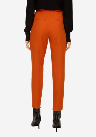 s.Oliver BLACK LABEL Tapered Pantalon in Oranje