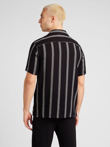 HOLLISTER Regular Fit Hemd in Schwarz