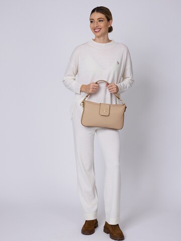 U.S. POLO ASSN. Schultertasche in Beige