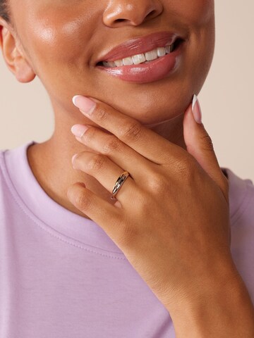Lucardi Ring in Gold: front