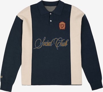 Pull-over 'Clubhouse' Prohibited en bleu : devant