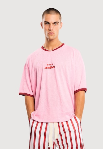Maglietta 'Rave Dept.' di Another Cotton Lab in rosa: frontale