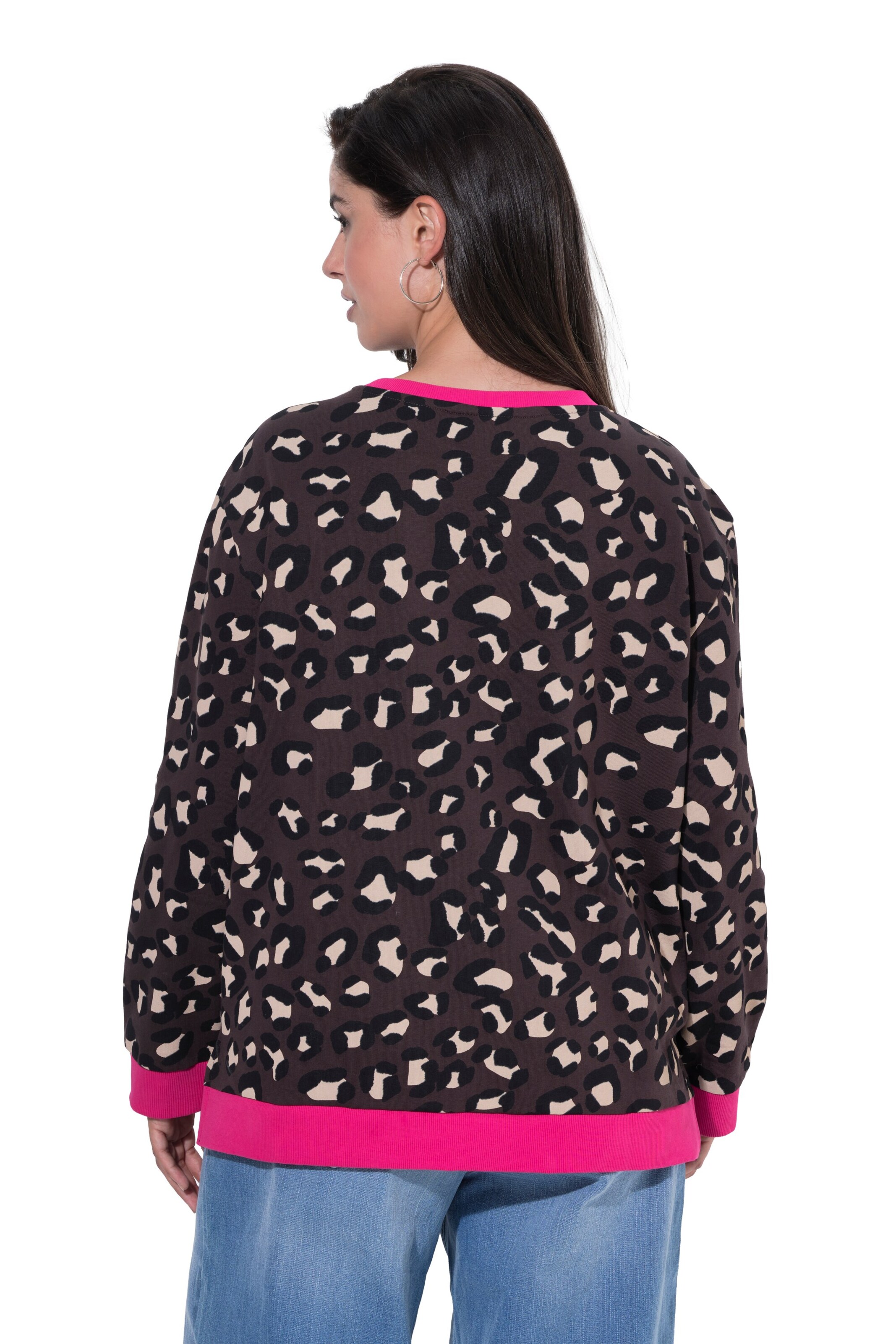 Ulla Popken Sweatshirt in Brown