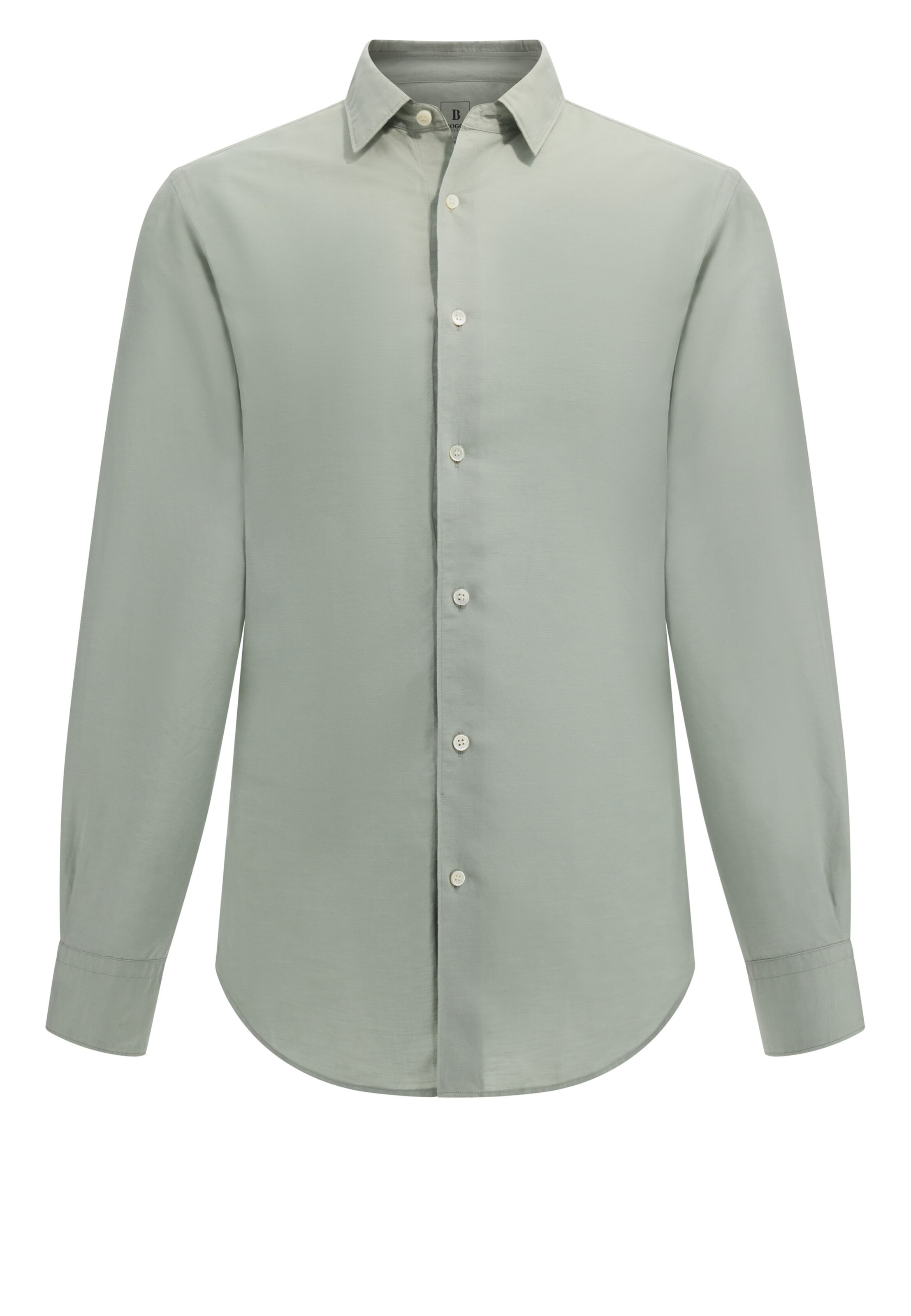 Coupe regular Chemise Boggi Milano en vert : devant