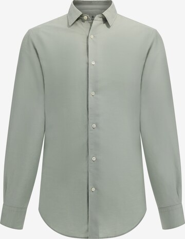 Chemise Boggi Milano en vert : devant