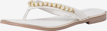 MARCO TOZZI T-Bar Sandals in White: front