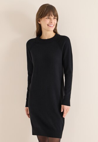 CECIL Knitted dress in Black: front