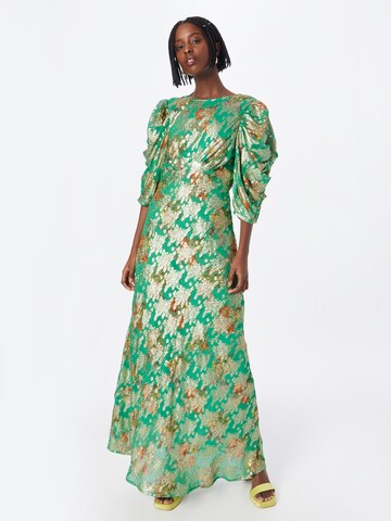 Warehouse Dress in Green: front