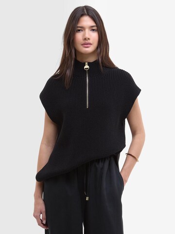 Pull-over 'Clara' Barbour International en noir : devant