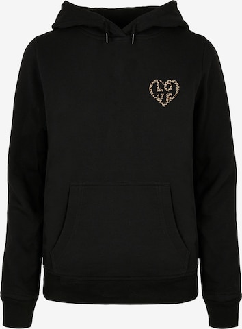 Merchcode Sweatshirt 'Leo Love' in Schwarz ABOUT YOU