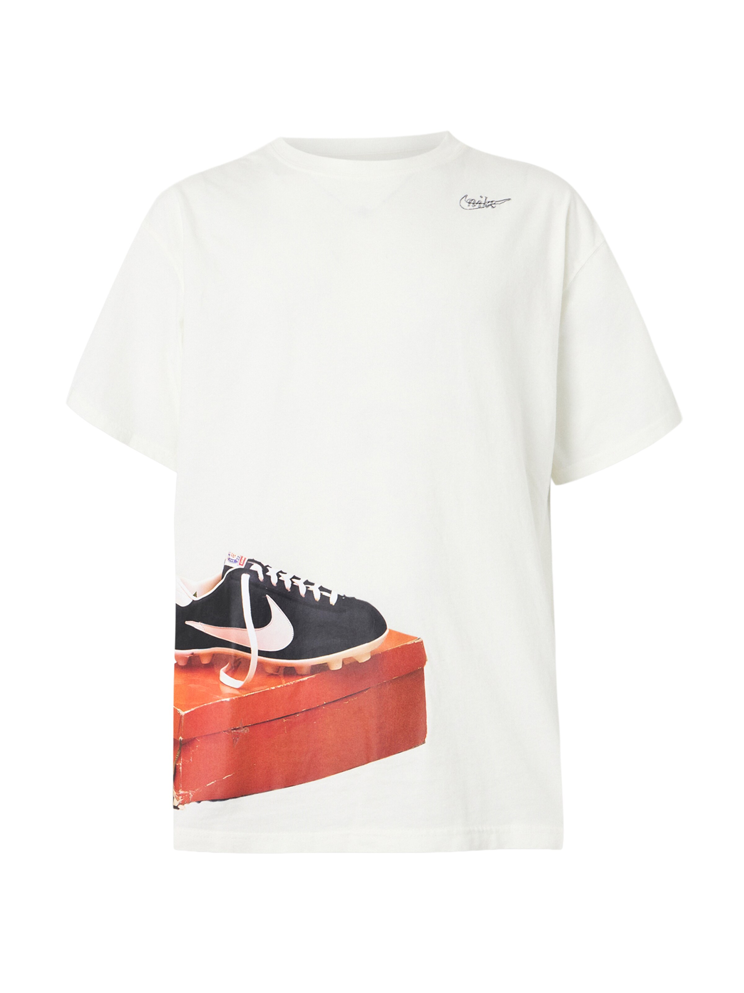 Tricou Nike Sportswear pe fildeş / maro coniac / negru, Vizualizare produs