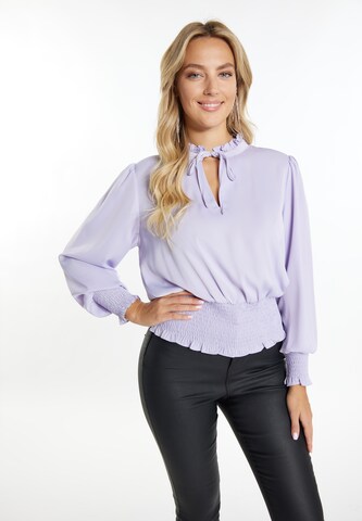 faina - Blusa en lila: frente