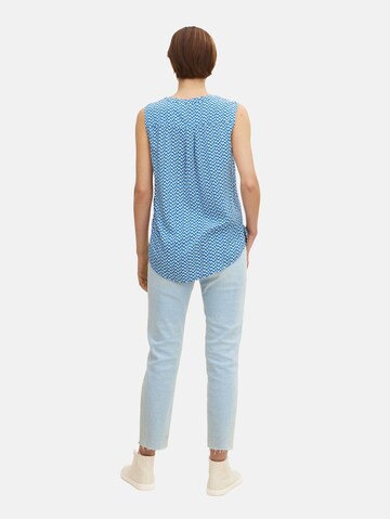 TOM TAILOR Blouse in Blue