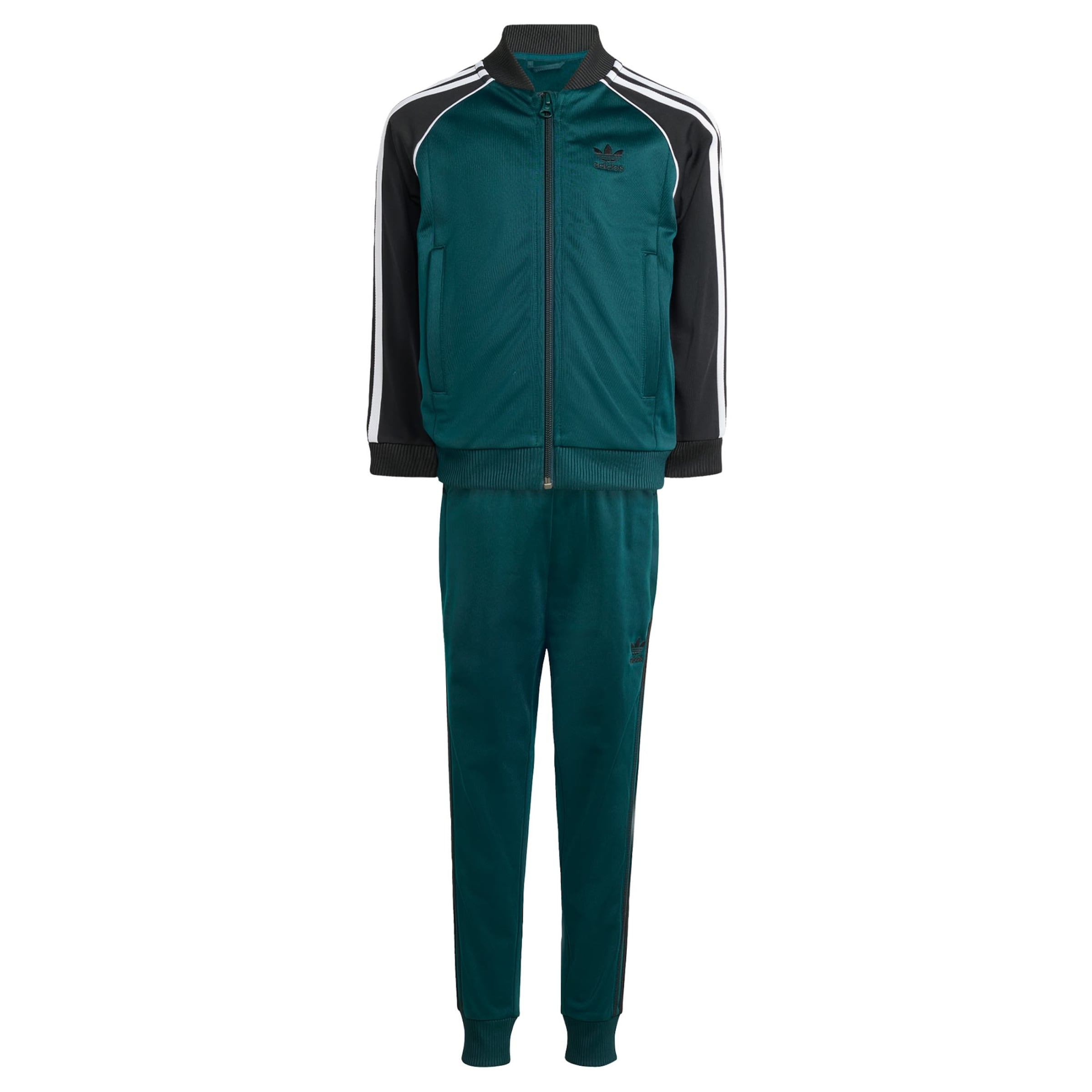 ADIDAS ORIGINALS Костюм для бега 'Adicolor' в Зеленый: спереди