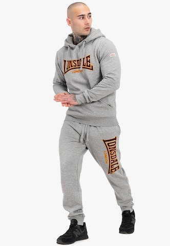 LONSDALE Tapered Sports trousers 'Blackley' in Grey