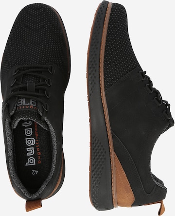 bugatti Αθλητικό παπούτσι με κορδόνια 'Dexter' σε μαύρο