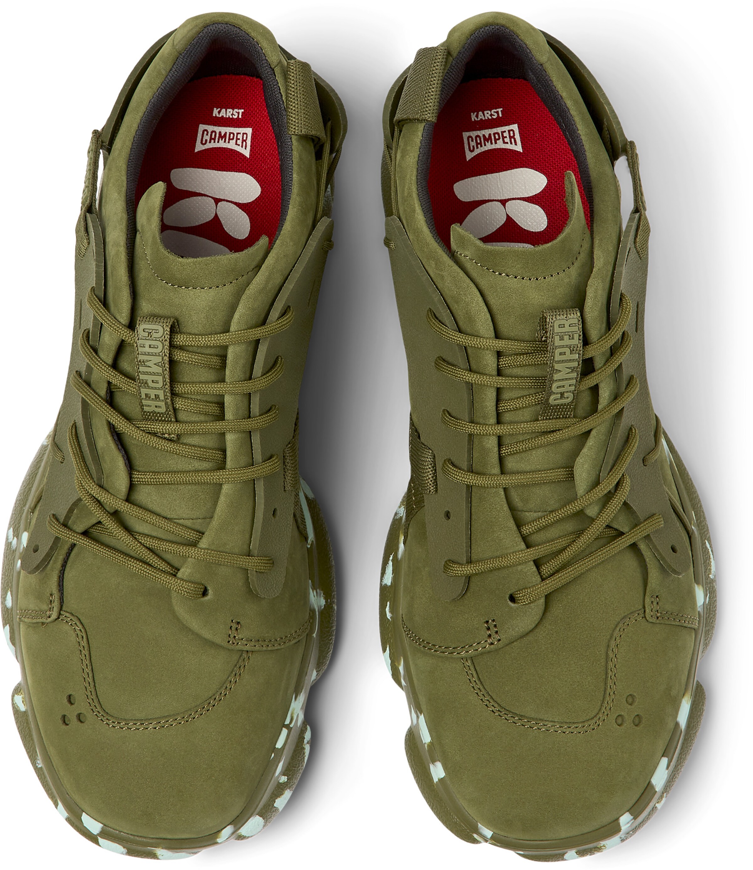 Sneaker bassa 'Karst' di CAMPER in verde