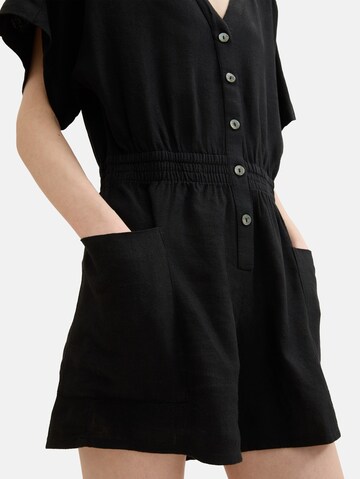 TOM TAILOR DENIM Jumpsuit in Black