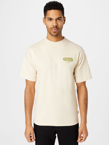 T-Shirt GCDS en beige : devant