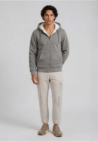 Brandit Sweatjacke in Grau