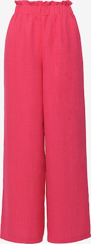 FRESHLIONS Wide leg Broek in Roze: voorkant