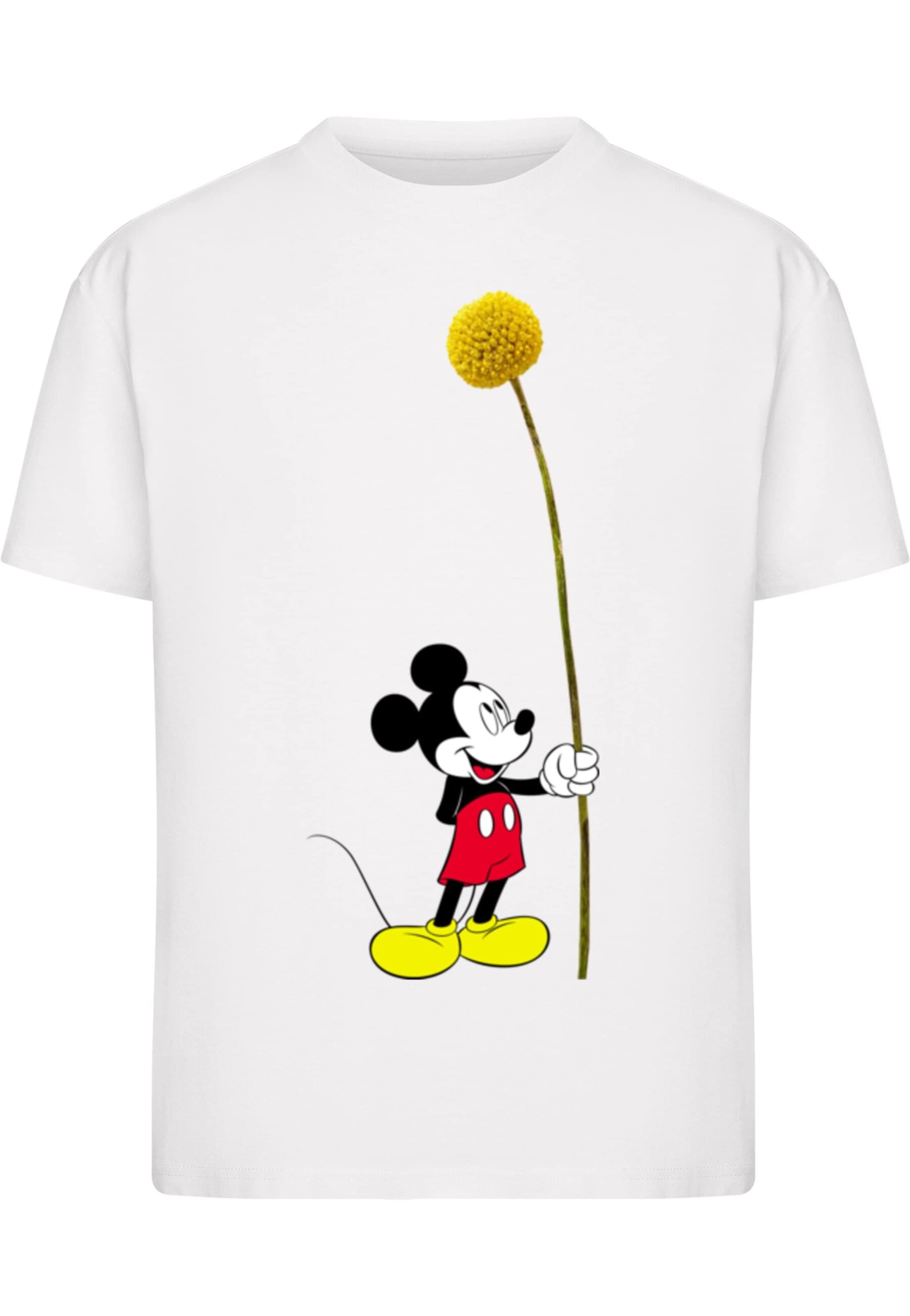 T-shirt 'Mickey Flower Tee' Merchcode en blanc : devant