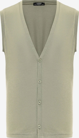 Antioch Vest in Green: front