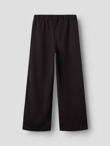 NAME IT Wide leg Pants 'NKFNALINNA' in Brown