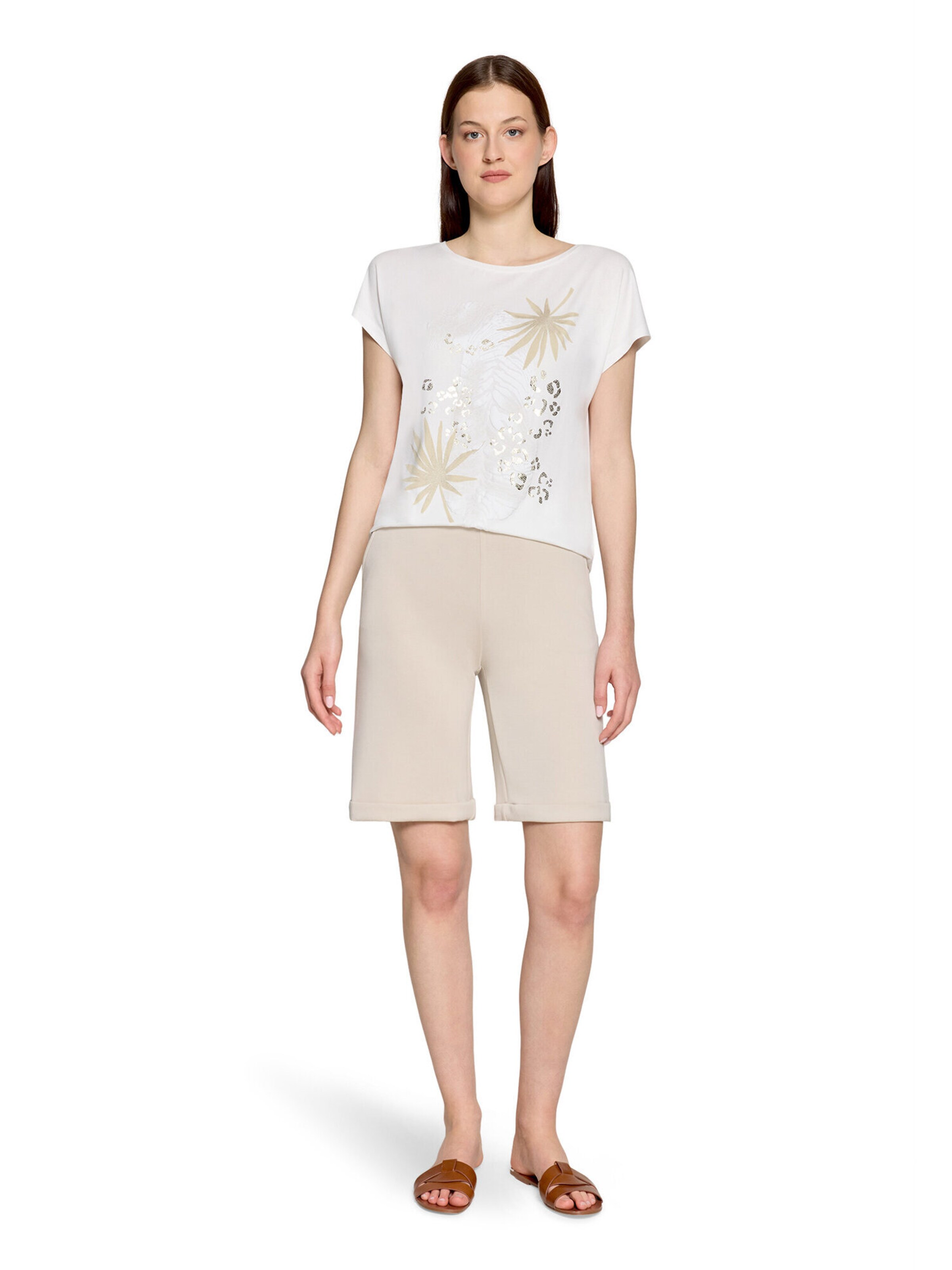 Betty Barclay Loose fit Trousers in Beige: front