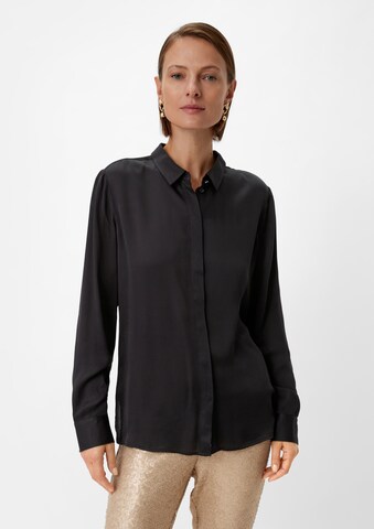 COMMA Blouse in Zwart: voorkant