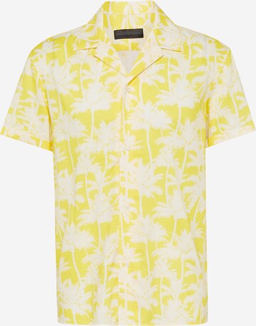 DRYKORN Button Up Shirt 'Jan' in Yellow: front