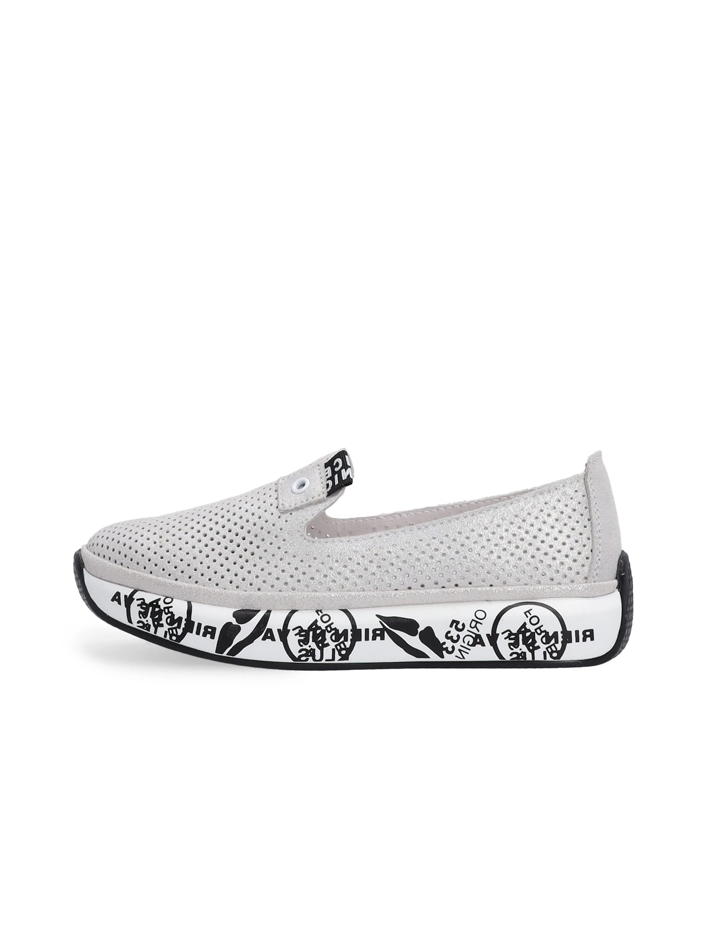 VENEZIA Moccasins in Silver