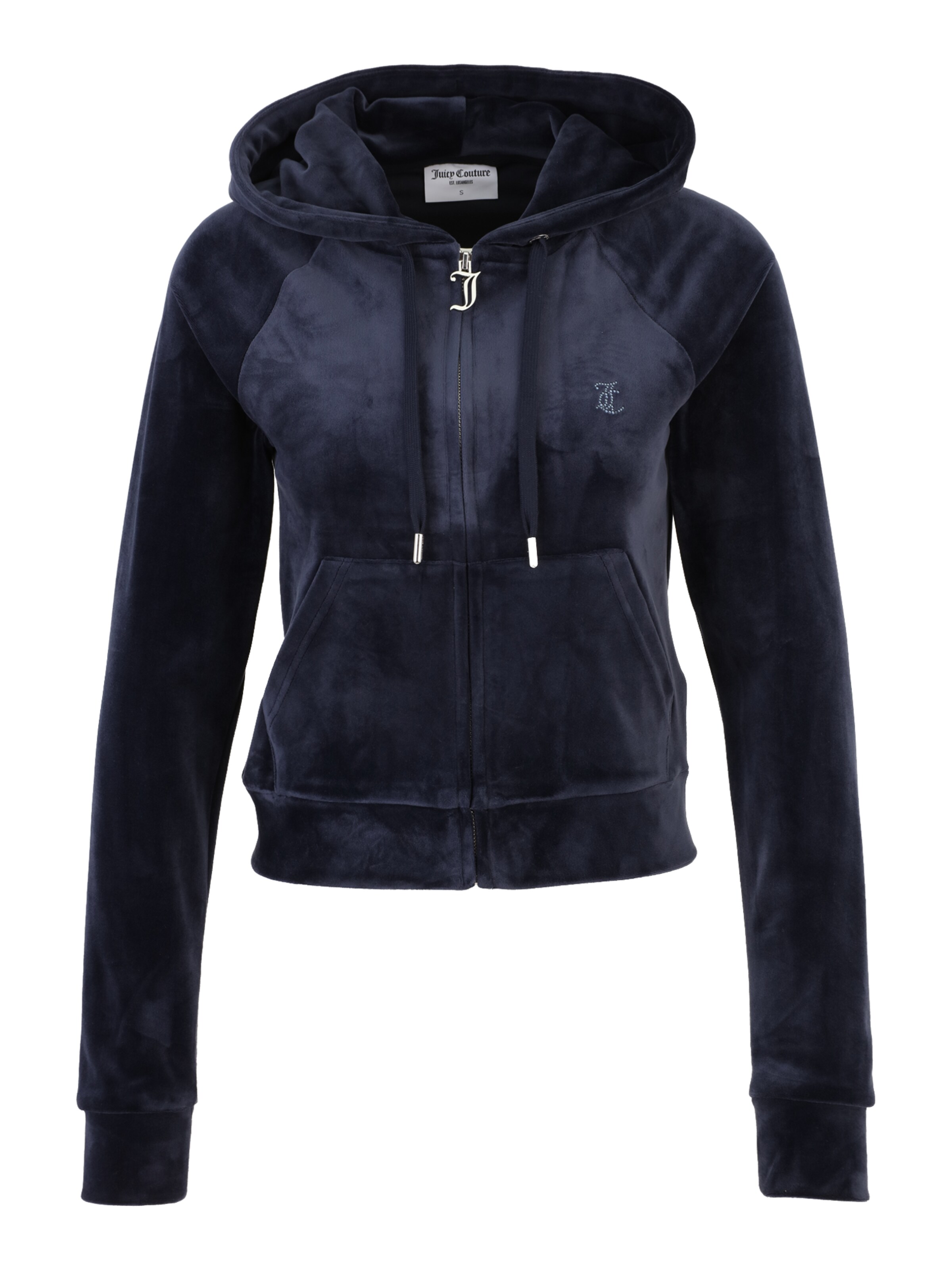 Juicy Couture Tall Veste de survêtement 'MADISON' en bleu foncé, Vue avec produit