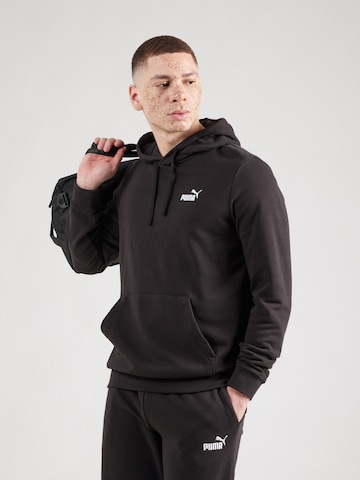 PUMA Спортивный свитшот 'Essentials No. 1' в Черный: спереди