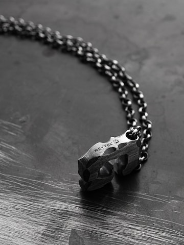 REYTEL - Cadena 'Letter G' en plata