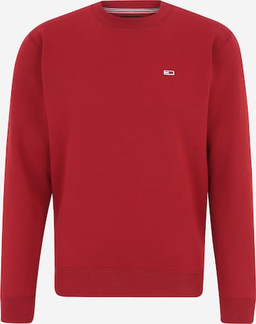 Sweat-shirt Tommy Jeans en rouge : devant