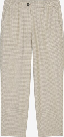 Marc O'Polo Tapered Broek in Bruin: voorkant