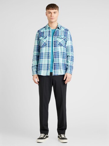 LTB Regular fit Button Up Shirt 'Rohan' in Blue