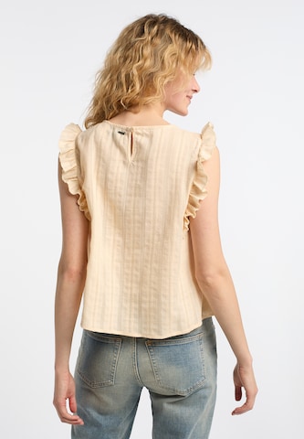 Camicia da donna di DreiMaster Vintage in beige