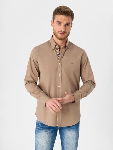 Regular fit Cămașă de la Dandalo pe maro