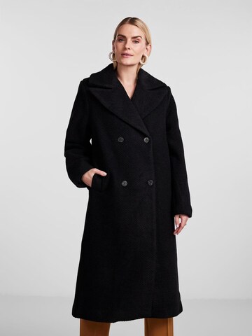 Y.A.S Ανοιξιάτικο και φθινοπωρινό παλτό 'Inferno' σε μαύρο: μπροστά