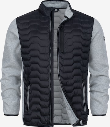 INDICODE JEANS Between-Season Jacket 'INErlando' in Black: front