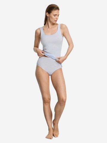 Hanro Undershirt 'Cotton Seamless' in Blue