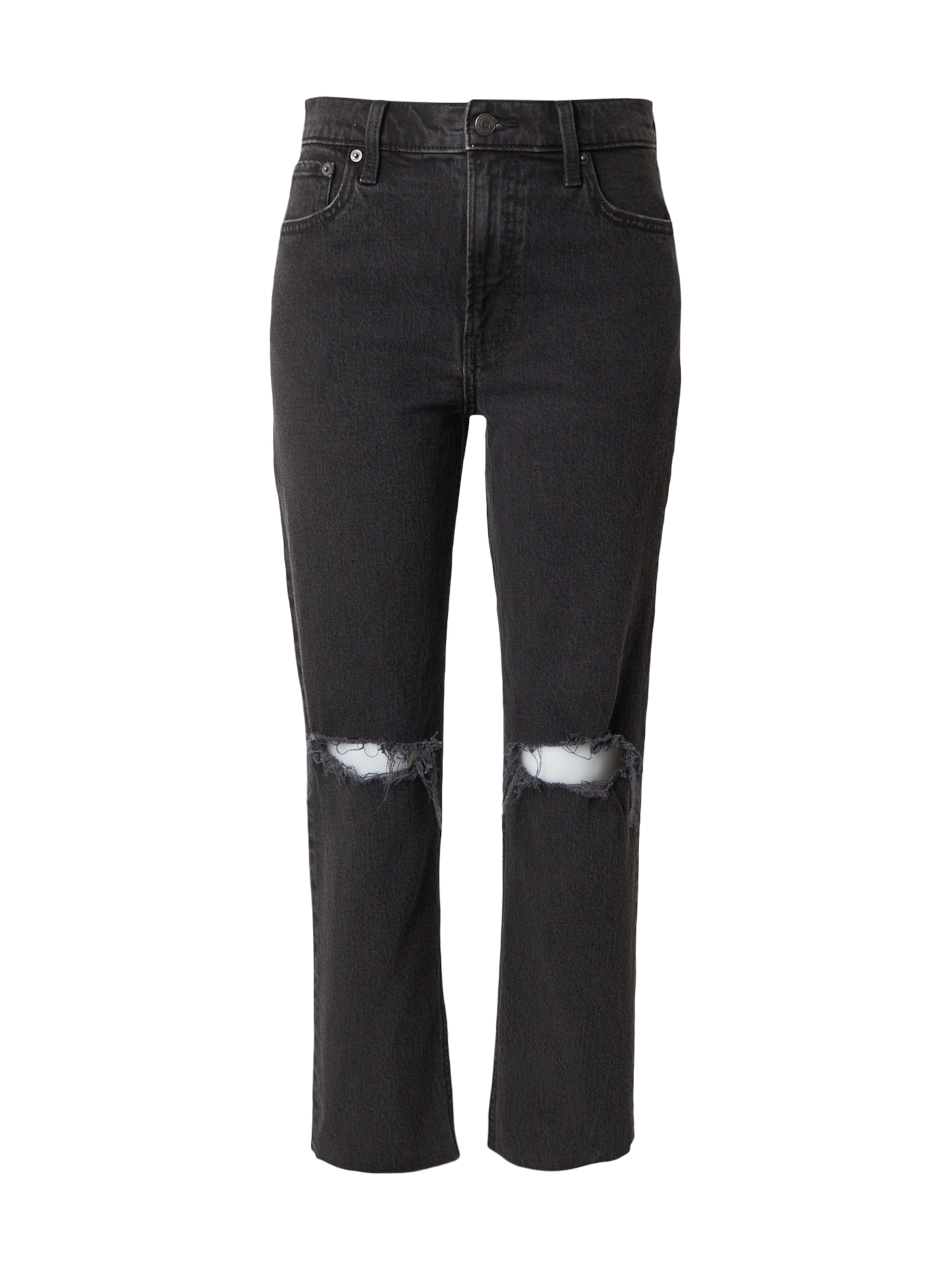 GAP Slimfit Jeans i svart: framsida