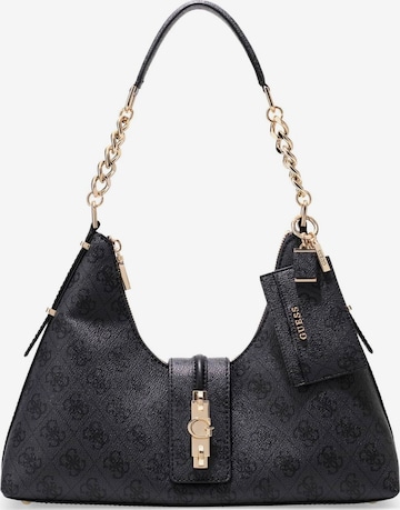 Borsa a spalla 'Yvonne' di GUESS in grigio: frontale