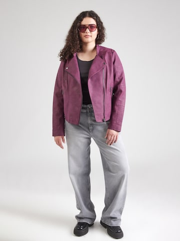 ONLY Carmakoma Between-Season Jacket 'CARAVANA' in Purple