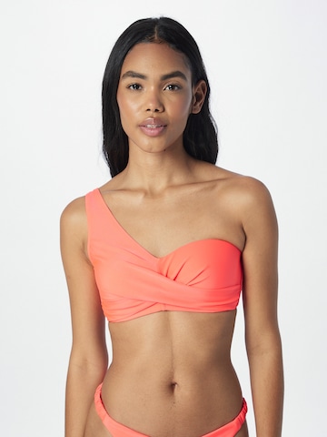 Hunkemöller - Bandeau Top de biquíni 'Cairo' em vermelho: frente