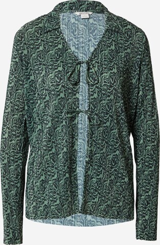 Monki Blouse in Green: front