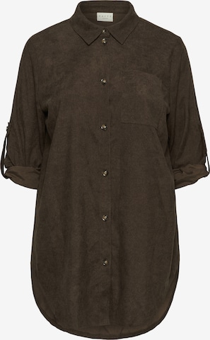 KAFFE CURVE Blouse 'Verana' in Brown: front